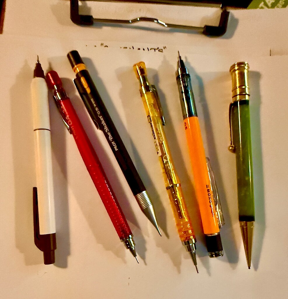 Favorite Mechanical Pencil Lead - Catalogs - Knockology - Mechanical ...