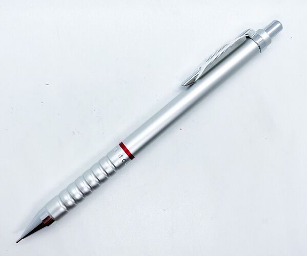 Tikky automatic LS - Silver w Red Ring 03