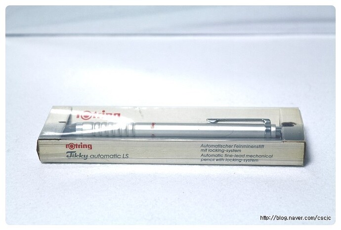 Tikky automatic LS - Silver w Red rOtring 01