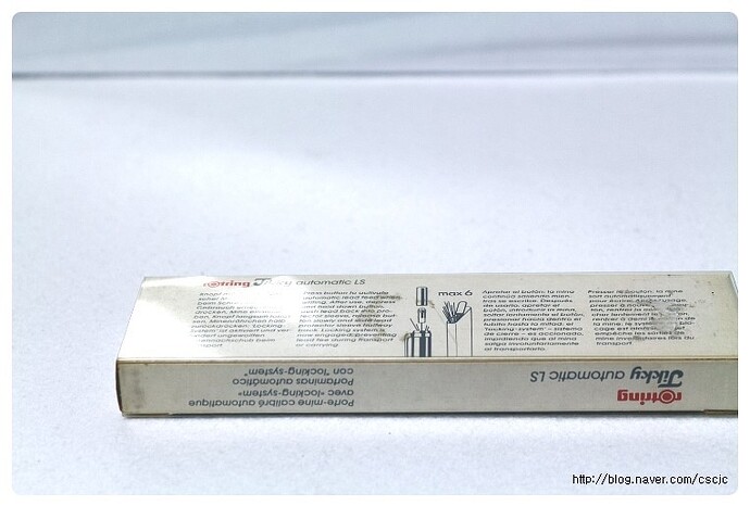 Tikky automatic LS - Silver w Red rOtring 03