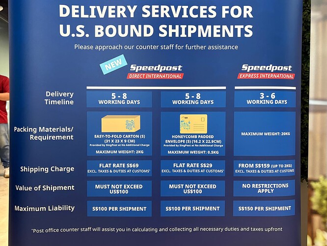 SingPost Shipping to USA-2
