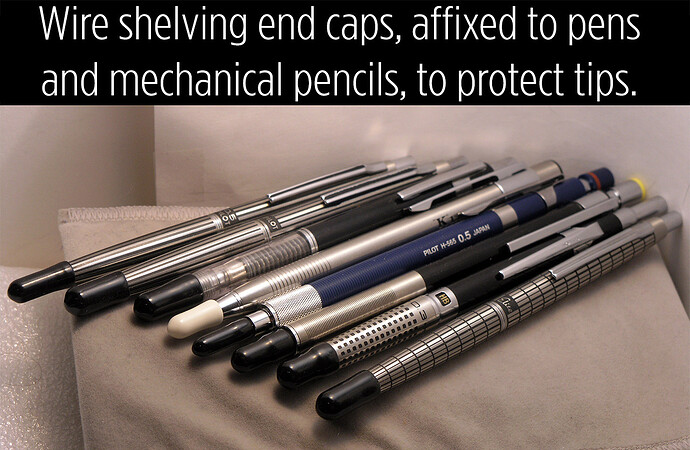 Pen-pencil-end-caps-covers-condoms