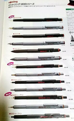 Rotring 1992 Japan Catalog 02