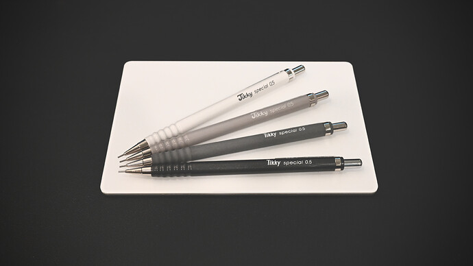 white, light grey, matte grey, & mica grey