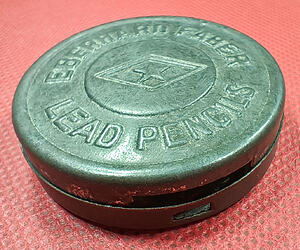Clock Tin E Faber Slotted