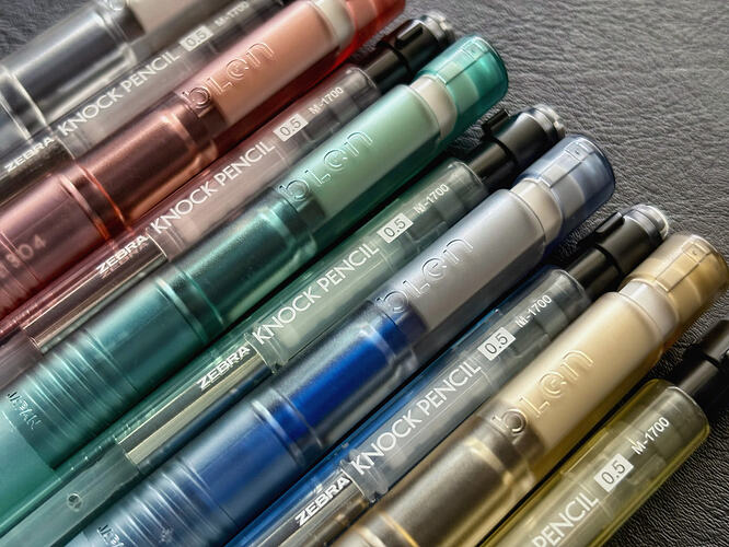 Zebra Knock Pencil x bLen Translucent 02