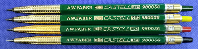 A W Faber 9800SG Singles Front