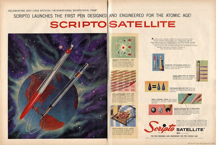 Scripto 1957 Satellite 1