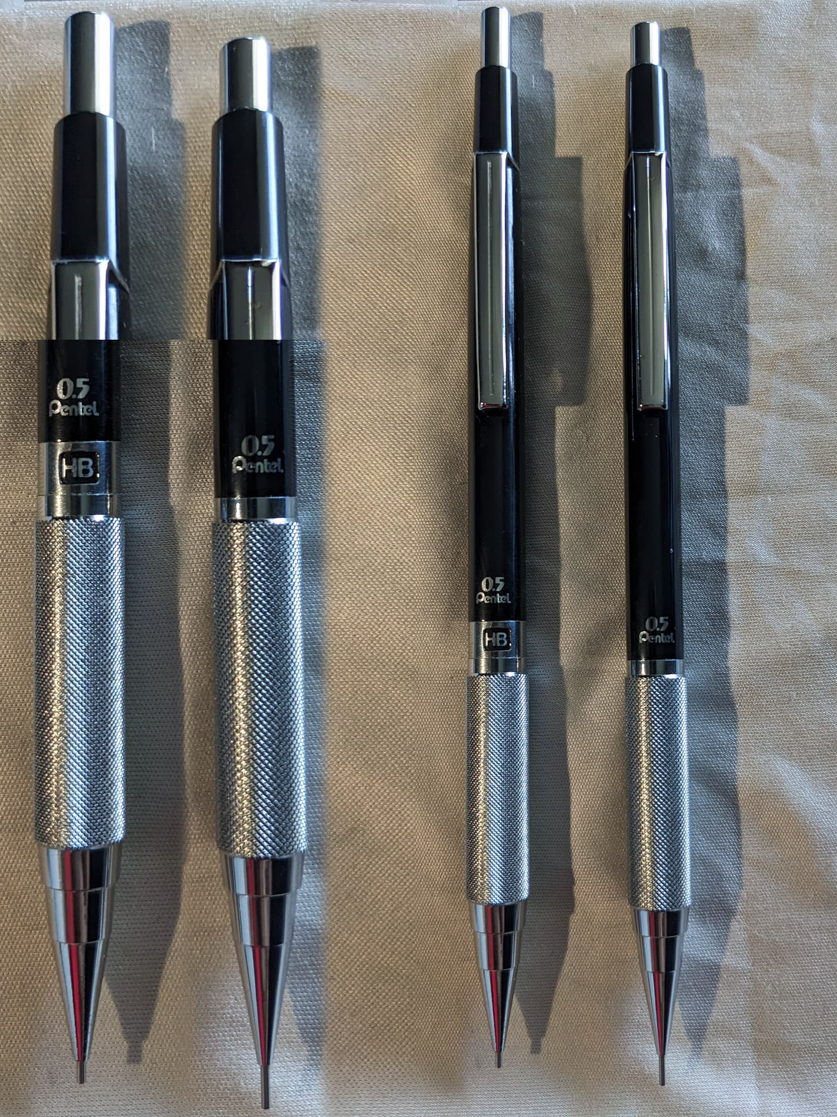 PG1505 with and without lead hardness indicator. Surprising differences -  General Mechanical Pencil Discussion - Knockology - Mechanical Pencil Forum